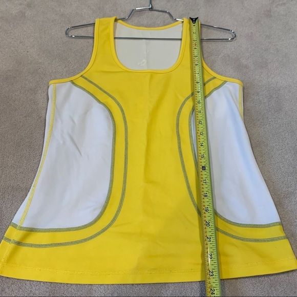 Yellow & White Lululemon Tank Top - Picture 6 of 6